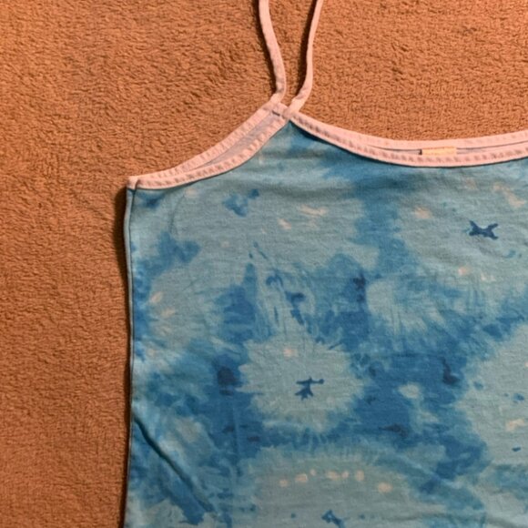 Vintage Lady Wilderness XL Blue Tie-Dye Sport Spaghetti Tank Top‎ (G) - Picture 2 of 8